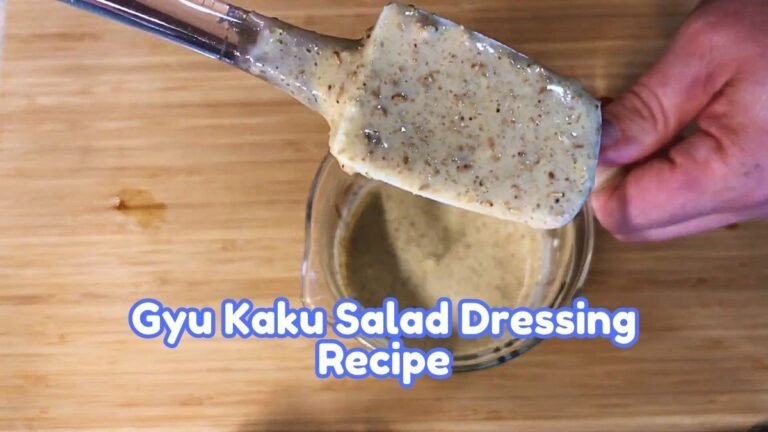 Gyu Kaku Salad Dressing Recipe