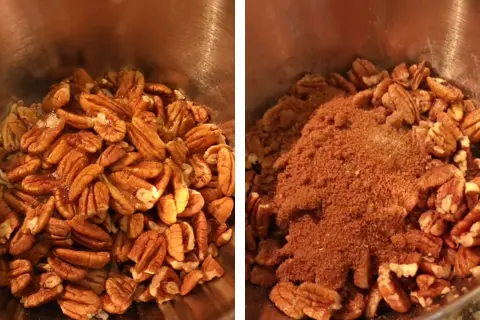 Coat the Pecans