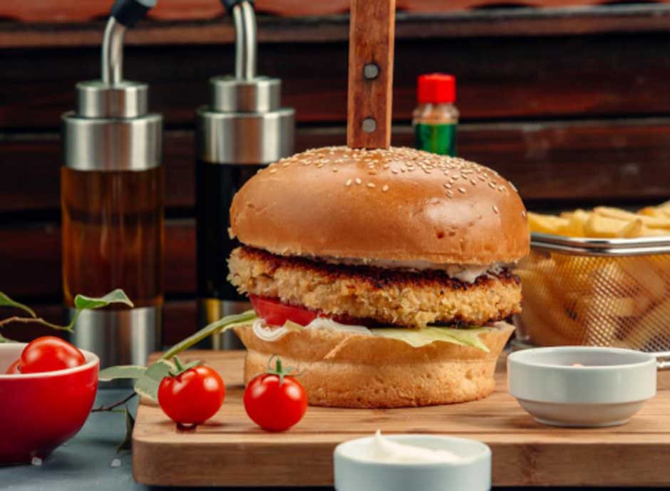 How to Make a Chicken Burger with Crispy Edges