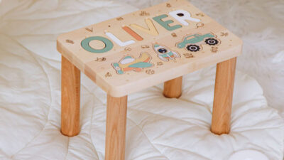 Personalized Name Puzzle Chair