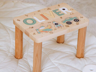 Personalized Name Puzzle Chair