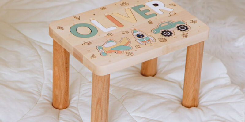 Personalized Name Puzzle Chair