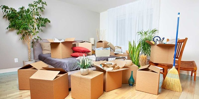 Moving preparation steps for a private house